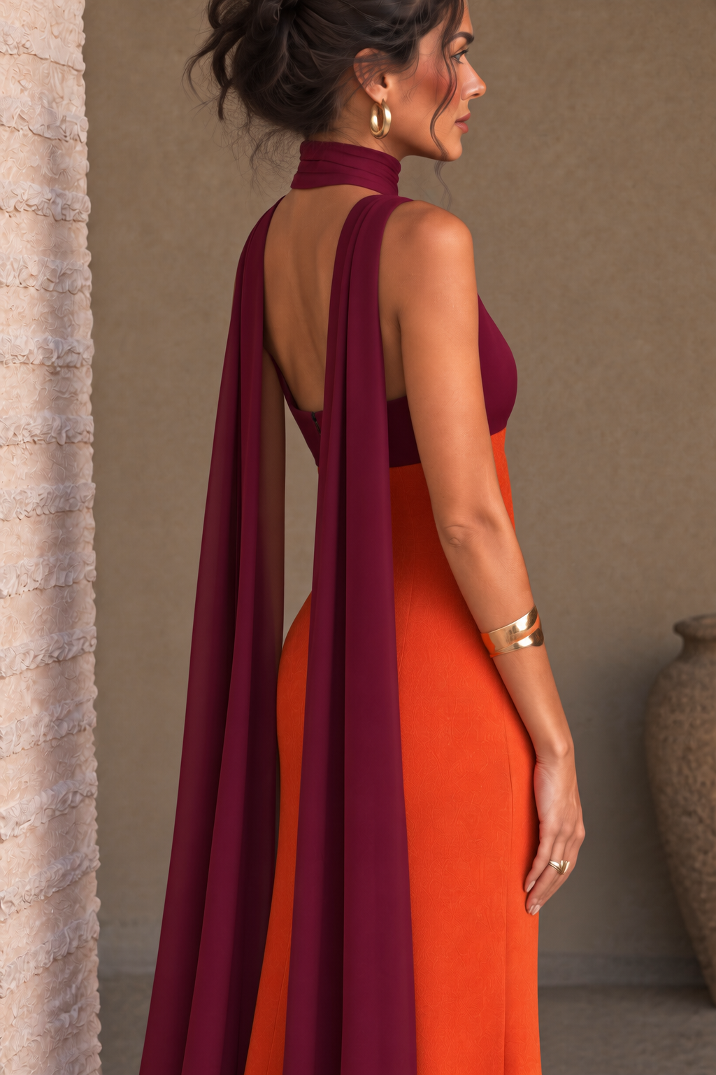 Amara Dress - Red